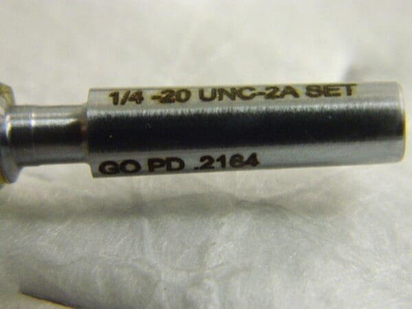 GF Gage Go Truncated Taperlock Thread Gage 1/4-20UNC 2A S0250202AGK