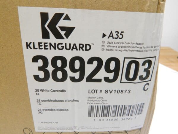 KLEENGUARD 25-Pack Size XL Film Laminate General Purpose Coveralls 38929