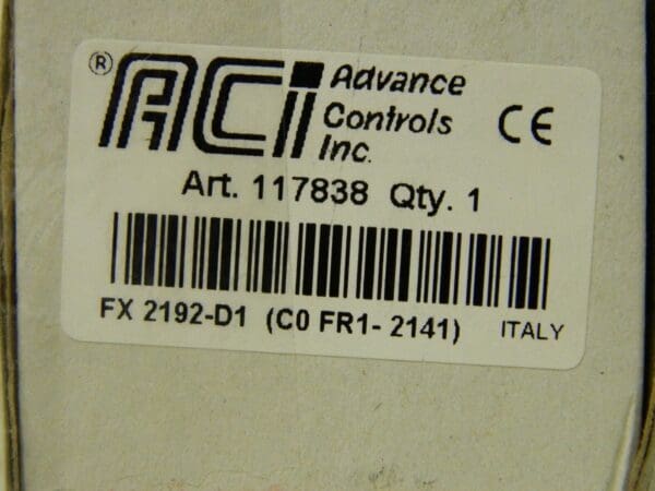 ACI Fused Safety Switch 10 Amp 24-300 VDC 250-600 VAC 117838