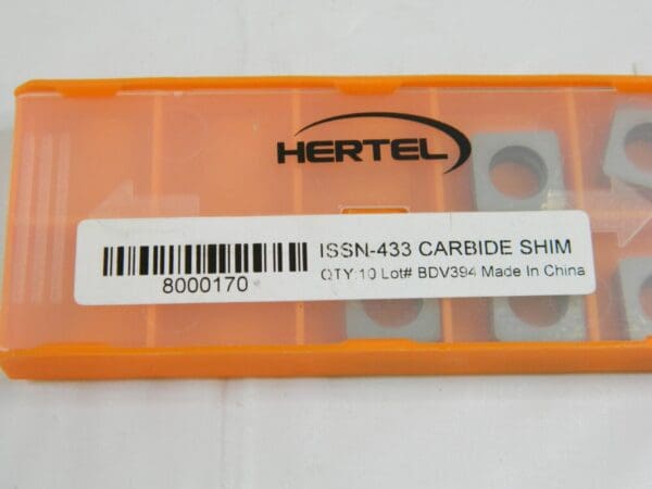 HERTEL Sq External Turning Shim for Indexables 1/2″ Inscribed Circle Qty 5