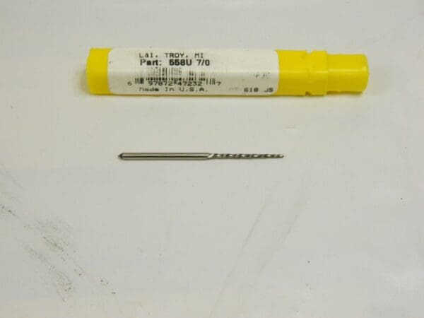 Vector HSS Taper Pin Reamer #7/0 Pin 0.0497″ Small End 558u7/0