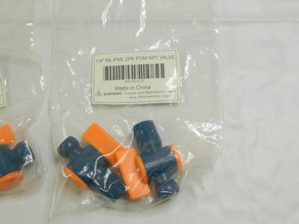 Coolant Hose Valve 1/4" ML-FML POM NPT Valve Qty 10 2207(NPT)X2