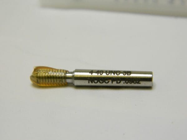 GF GAGE Single End Plug Thread No Go Gage #4-40, Class 3B 55316459