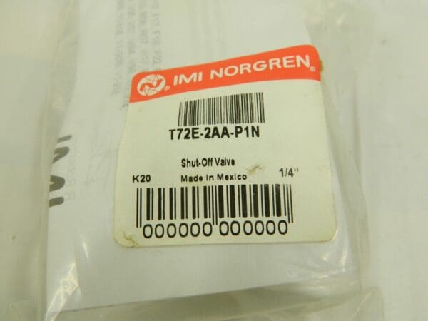 NORGREN 1/4″ NPT Lockout Valve T72E-2AA-P1N