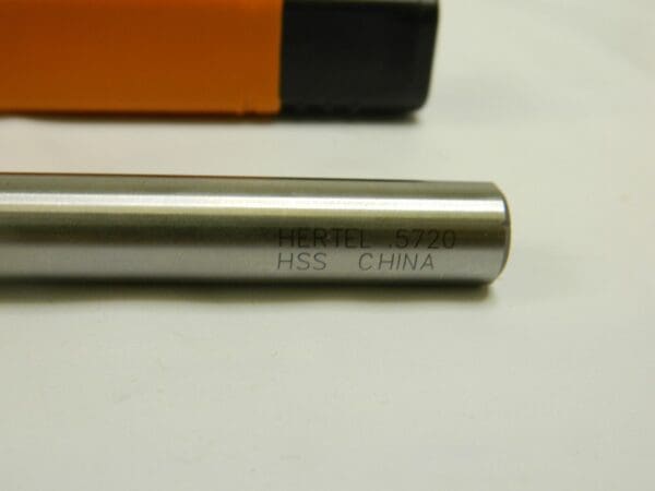 HERTEL HSS Chuck Reamer 0.572″ Diam 8-FL Straight Shank Straight Flute 30160840