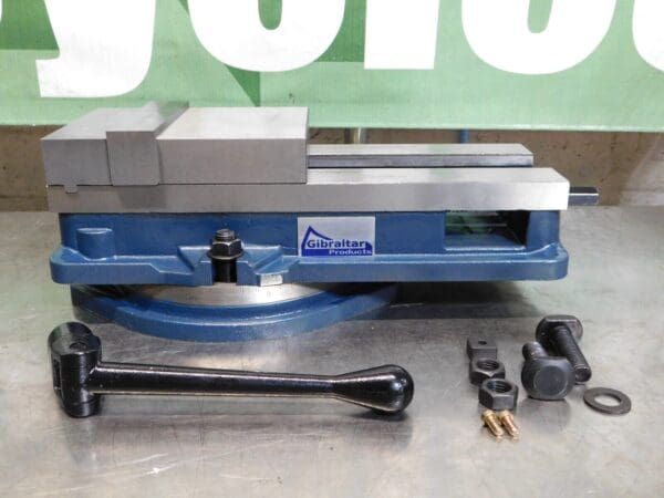 Gibraltar 6″ Manual Swivel Precision Machine Vise 8-3/4″Cap 428-72692 INCOMPLETE