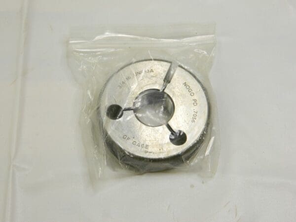 GF GAGE 3/4-16 No Go Single Ring Thread Gage Class 3A 55324578