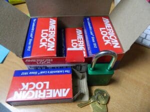 AMERICAN LOCK Keyed Alike Lockout Padlock QTY 6 Green A1106KAGRN38846