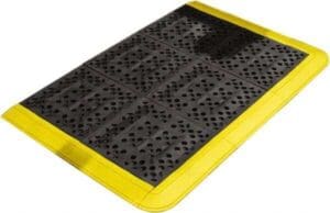 WEARWELL 42″L 27″W 5/8″T Dry/Wet Medium Duty AntiFatigue Matting 544.58X27X42BYL