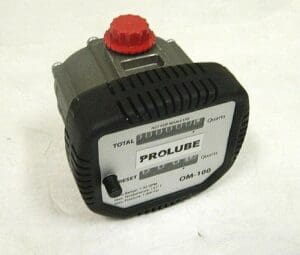 Pro-Lube 1/2" NPT Quarts Mechanical Oil Meter w/Local Display OM-100Q/1-2/N