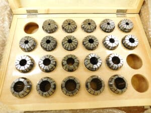 PARLEC 20 Piece ER40 Collet Set 5 to 25 mm Capacity ER40-S023 INCOMPLETE