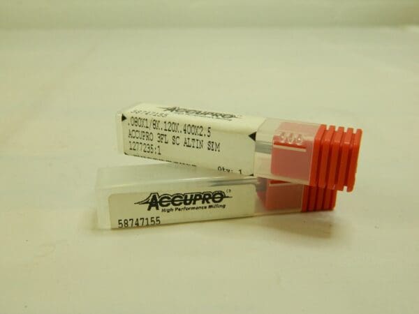 Accupro SC Sq End Mill 2-1/2'' OAL, 3 FL 5/64'' Dia, 0.12'' LOC Qty 2 58747155