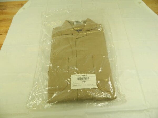 PRO-SAFE Size S Khaki 8.7 cal/cm2 Arc Flash Coveralls AF-CV-B1-S