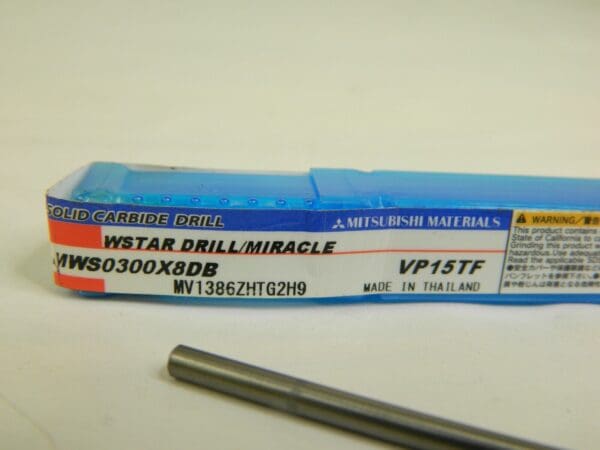 Mitsubishi Materials Carbide Drill MWS0300X8DB VP15TF 58714266