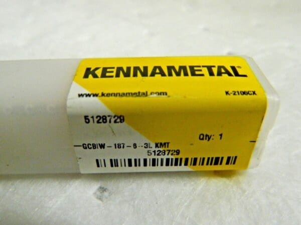 Kennametal Indexable Boring Bar 0.26" Min Bore 6"OAL GSBIW-187-6-3L KMT 5128729