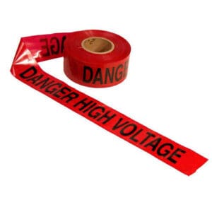 Danger High Voltage Area Barricade Tape - 3" X 1000' Qty 2 Rolls BT54