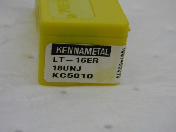 KENNAMETAL LT16ER18UNJ KC5010 Carbide Laydown Threading Inserts QTY 7 1724337