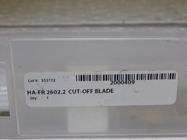 Hertel Indexible Cutoff Blade 0.984” Max DOC 2mm Blade W x 26mm Blade H 2000409