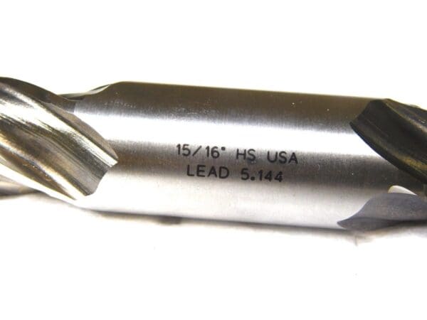 Putnam Tools HSS Dbl End Square End Mill 15/16” Dia 4Fl RH 1” Shk Diameter 94874