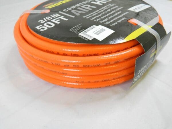 Legacy Workforce Commercial Grade Air Hose 3/8 50 Long Orange PVC HWF3850FO2