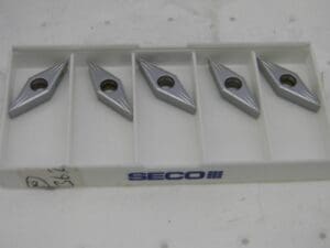 SECO VBMT160404-MF2 TP3501 Carbide Turning Inserts QTY 5 03096658