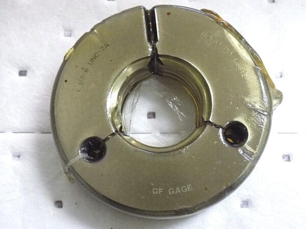 GF Gage Ring Thread No Go Gage Single Ended 1-1/2-6 UNC 2A R1500062ANK