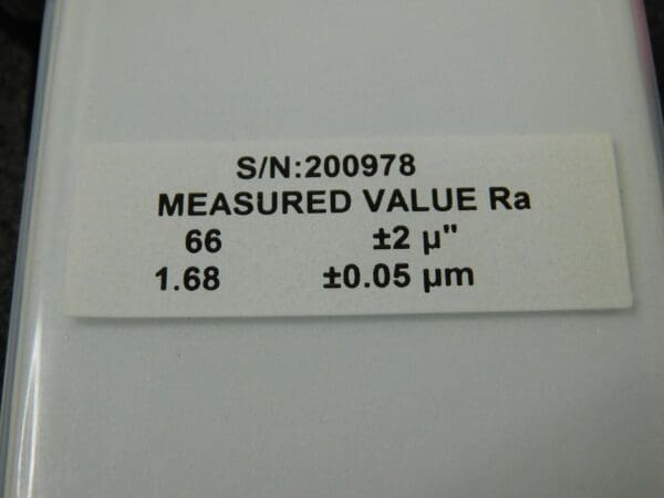 SPI Surface Roughness Tester w/0.0002" Probe 14-416-2 PARTS/REPAIR