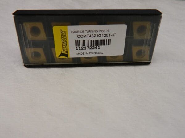 Interstate Carbide Turning Insert CCMT432 IF Grade IG125T Qty 10 112172241