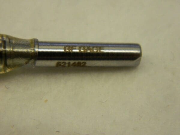 GF GAGE #10-32 No Go Truncated Taperlock Thread Setting Plug Gage S0190322ANK