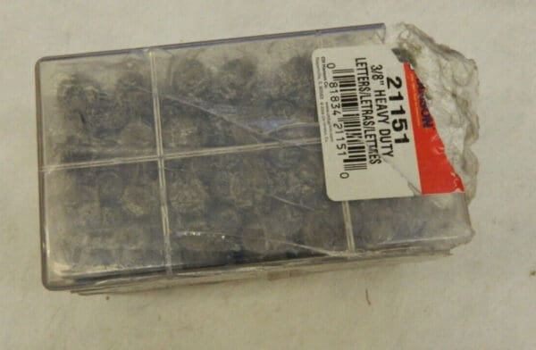 C.H. HANSON 27 Piece, 3/8″ Character Steel Stamp Set 21151