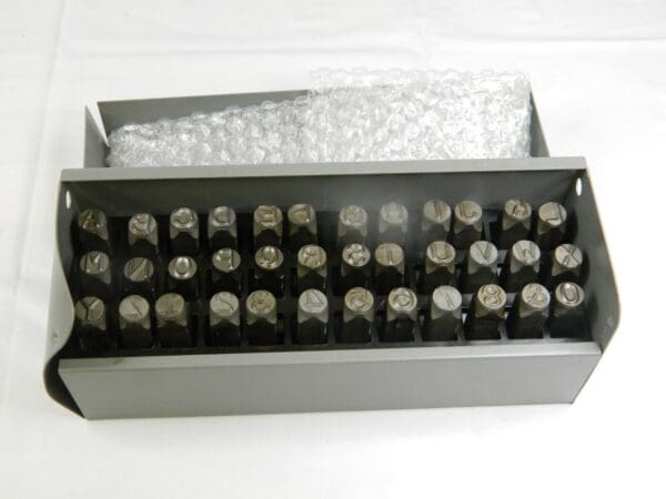 C.H. HANSON 36 Piece, 3/8″ Character Steel Stamp Set 20627 DAMAGED CASE