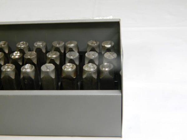 C.H. HANSON 36 Piece, 3/8″ Character Steel Stamp Set 20627 DAMAGED CASE