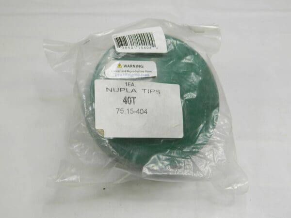 NUPLA Green Color Replaceable Face 4" Face Diameter, Vinyl Face Material 15404