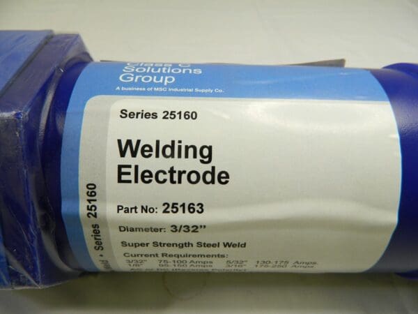 Carbon Steel Arc Welding Electrode 3/32 " Diam Series 25160 10 Lbs 25163