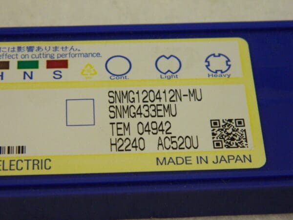 SUMITOMO SNMG433EMU AC520U Carbide Turning Inserts qty 10 19HWAFH