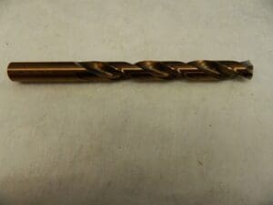 HERTEL Jobber Length Drill Bit: 0.6094″ Dia, 135 °, Cobalt 42052