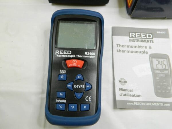 REED Intruments Thermocouple Thermometer Type K-Nist Transcat R2400