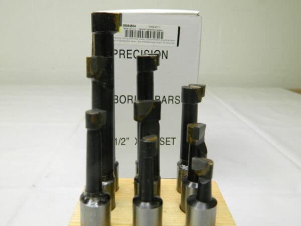 Interstate 9 Pc Boring Bar Set 5/16"-9/16″ Min Diam 3/4"-3″ Max Depth 08054504