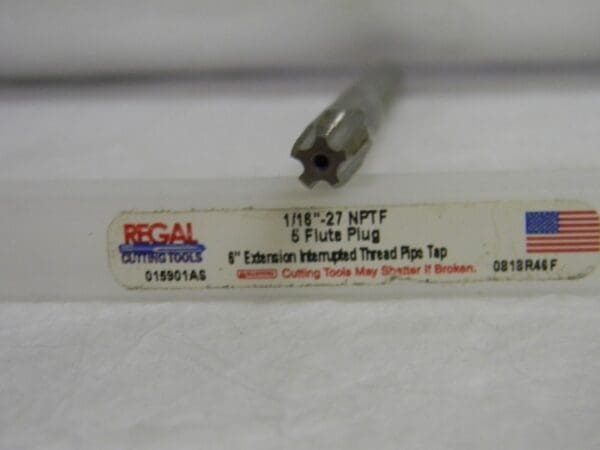 Regal Extension Pipe Plug Tap 1/16-27X6" 5FL HSS R015901AS