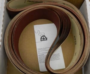 Norton Aluminum oxide cloth belts qty 10 662611