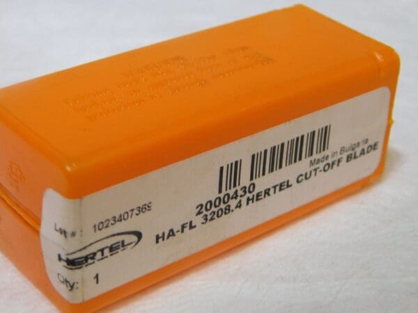 Hertel Indexible Cutoff Blade 32mm Height 1.299” Max DOC LH 2000430 HA-FL 3208.4