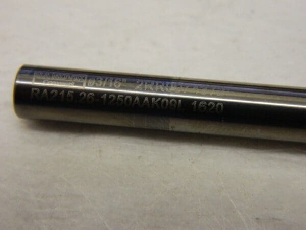 SANDVIK COROMANT Square End Mill: 3/16'' Dia 6FL Solid Carbide 5739922