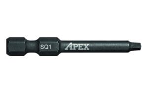 Apex Power Screwdriver Bit: 1/4 Hex Drive Qty 250 AMB2SQ1-50