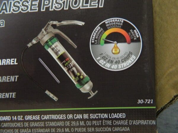 Plews UltraView 8,000 psi 14 oz (Cartridge) Grease Gun LUBR30721