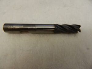 Walter Corner Radius End Mill 3/8" Dia 7/8 LOC 0.015 Radius 4 Fl Carbide 5543067