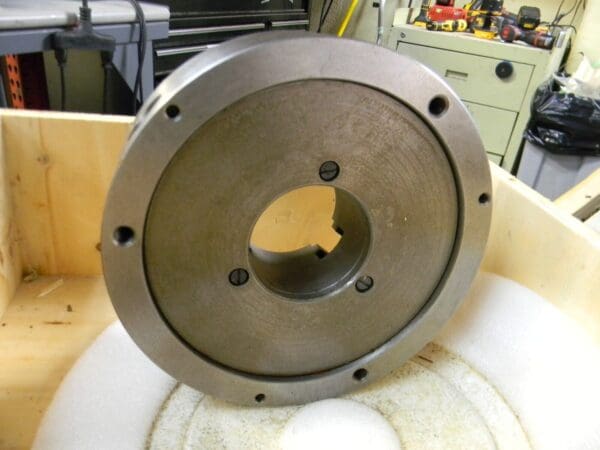 Phase II 10" dia 3-Jaw Self Centering Lathe Chuck Plain Back w/o Jaws 559-115