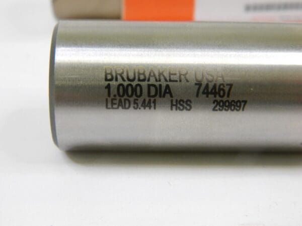 Brubaker End Mill 1 "D 1" SHK 2-1/4" LOC 4-3/4" OAL 74467-00-B