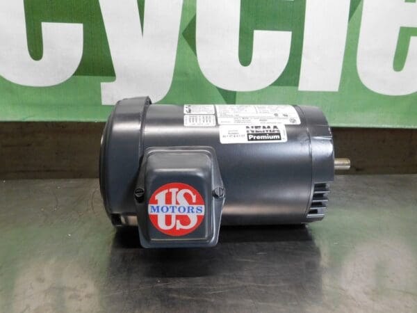 US Motors Three Phase Premium Efficient Motor 1 hp U1P2DFCR