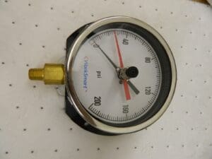 WorkSmart Pressure gauge 200psi WS-PE-307