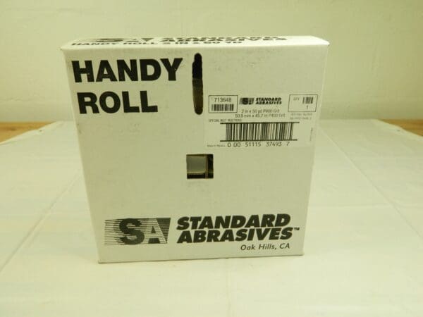 Standard Abrasives Aluminum Oxide Shop Roll 2" x 50 Yd 400 Grit 713648